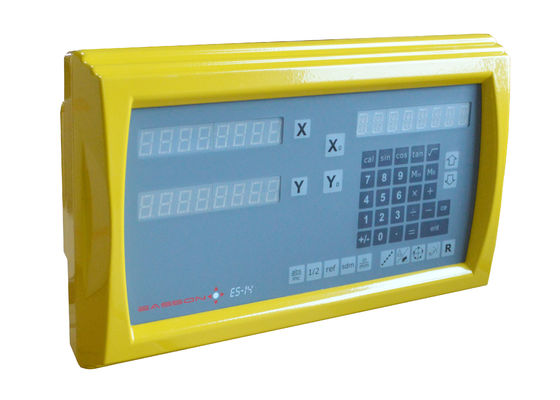 Gelbe 2 Achse lineare Lcd-Drehbank-Maschine Dro für Werkzeugmaschinen